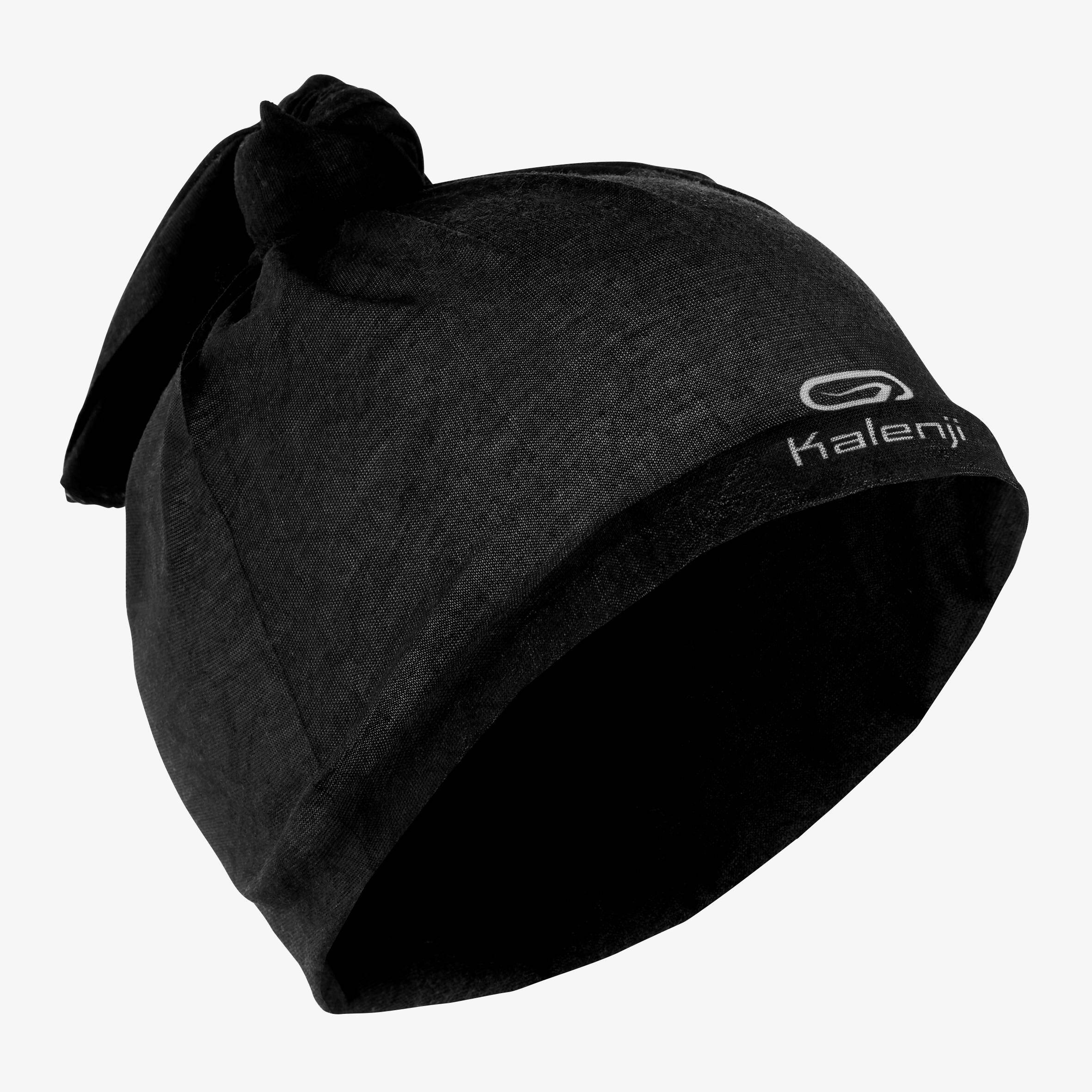 KALENJI MULTIPURPOSE
RUNNING HEADBAND
CARBON GREY/BLACK PRINT -  1