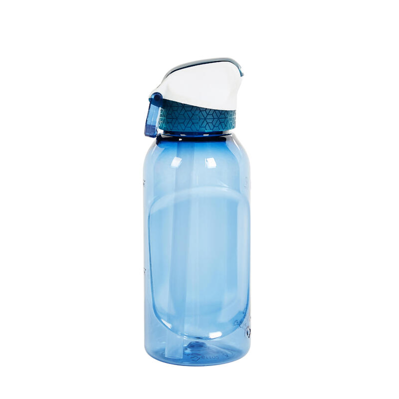 Hiking Water Bottle Instant Stopper with Straw 900 Tritan 0.5 Litre - Blue CN