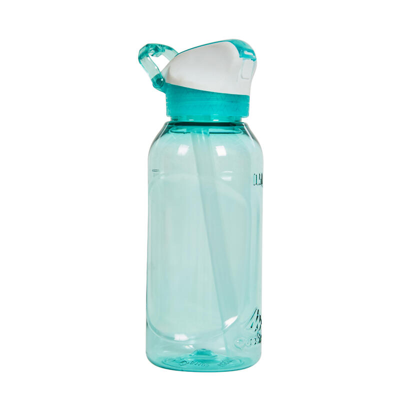 Hiking Water Bottle Instant Stopper with Straw 900 Tritan 0.5 Litre - Green CN