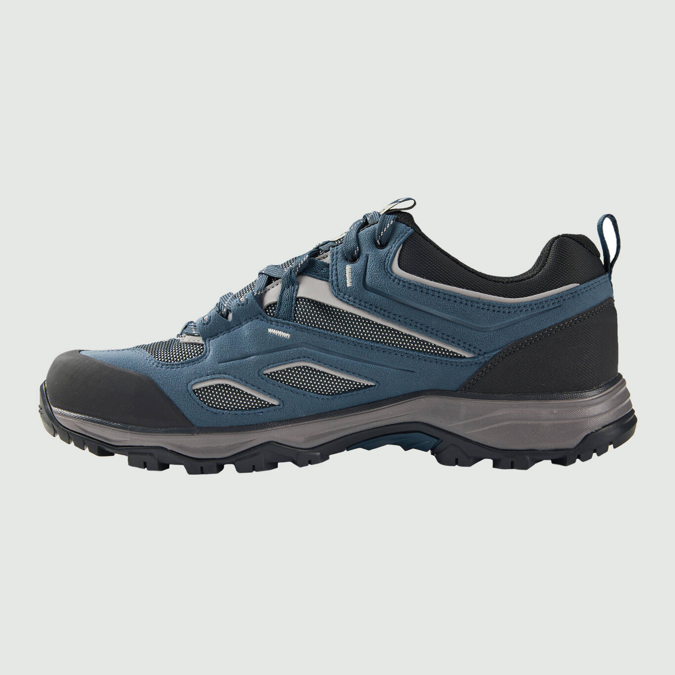 Men's waterproof mountain hiking shoes MH100 Blue/Grey Decathlon