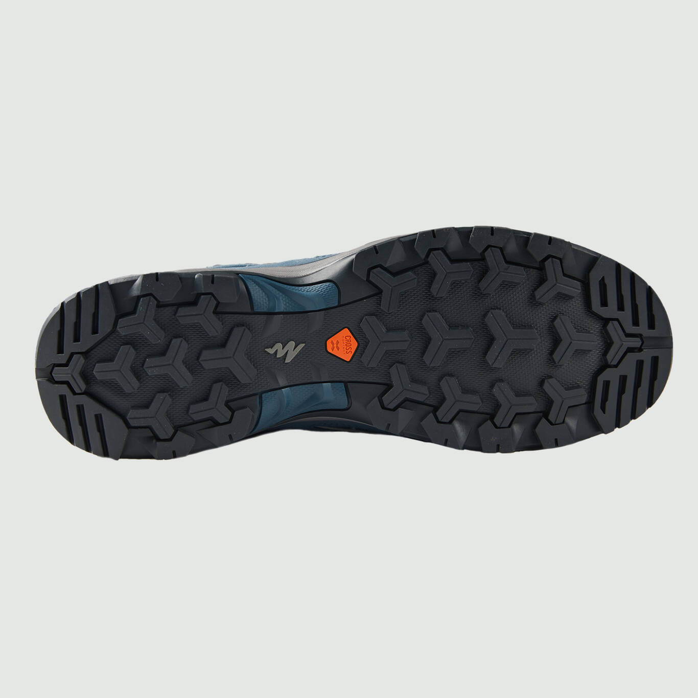 Men's waterproof mountain hiking shoes MH100 Blue/Grey Decathlon