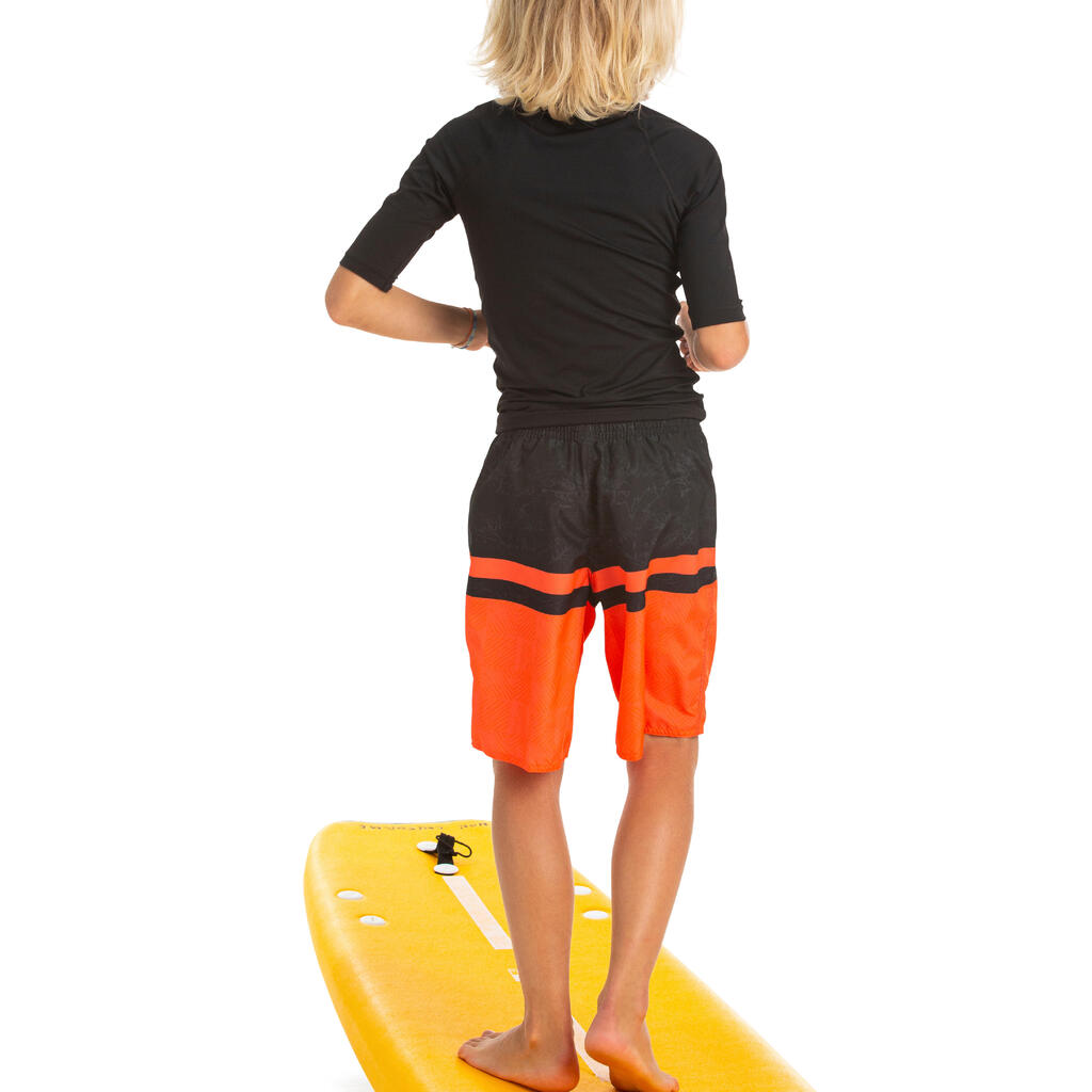 Boardshorts 100 Lang Tween Square Kinder rot 