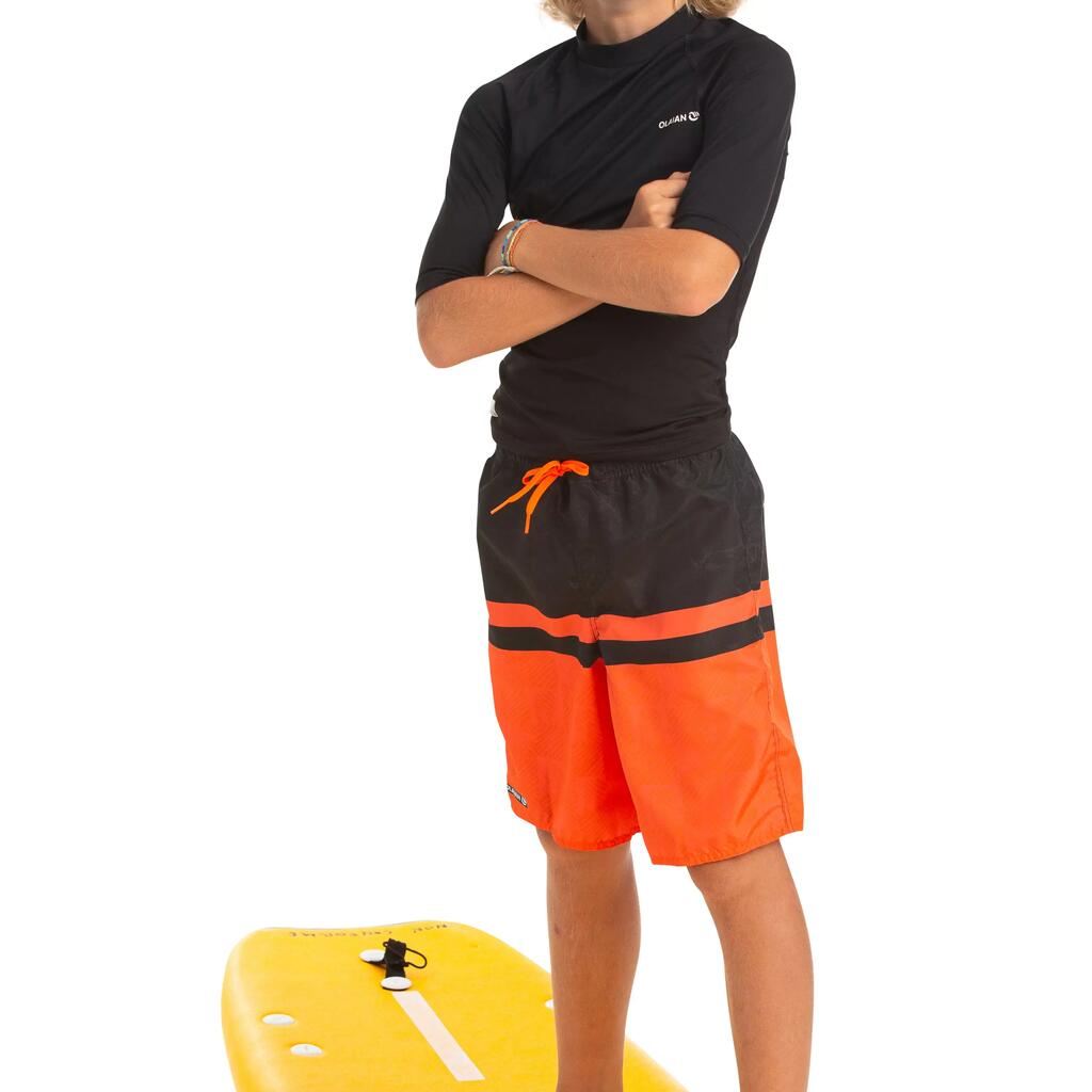 Boardshorts 100 Lang Tween Square Kinder rot 