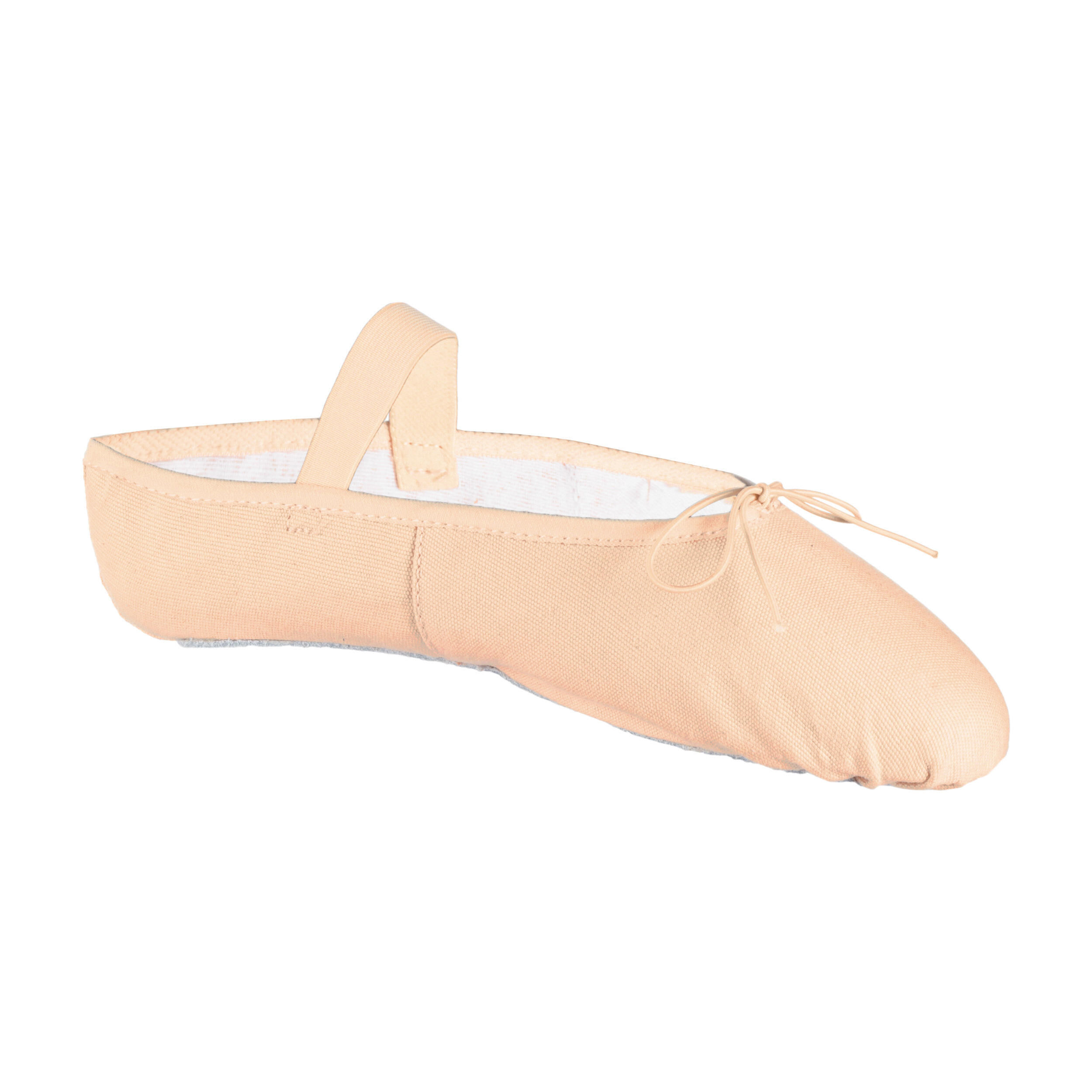 STAREVER Ballet Full Sole Demi-Pointe Canvas Shoes Sizes 8C to 7 - Salmon