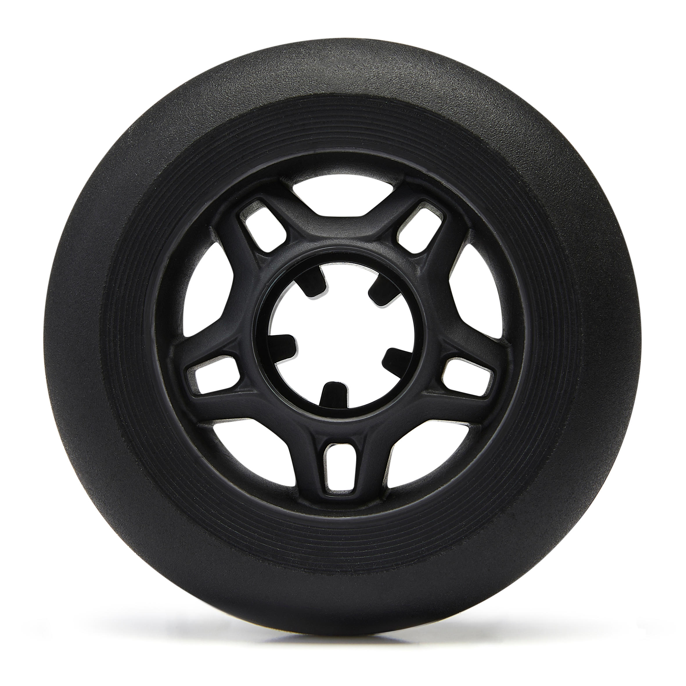 4 inline skate wheels FIT 80mm 84A black