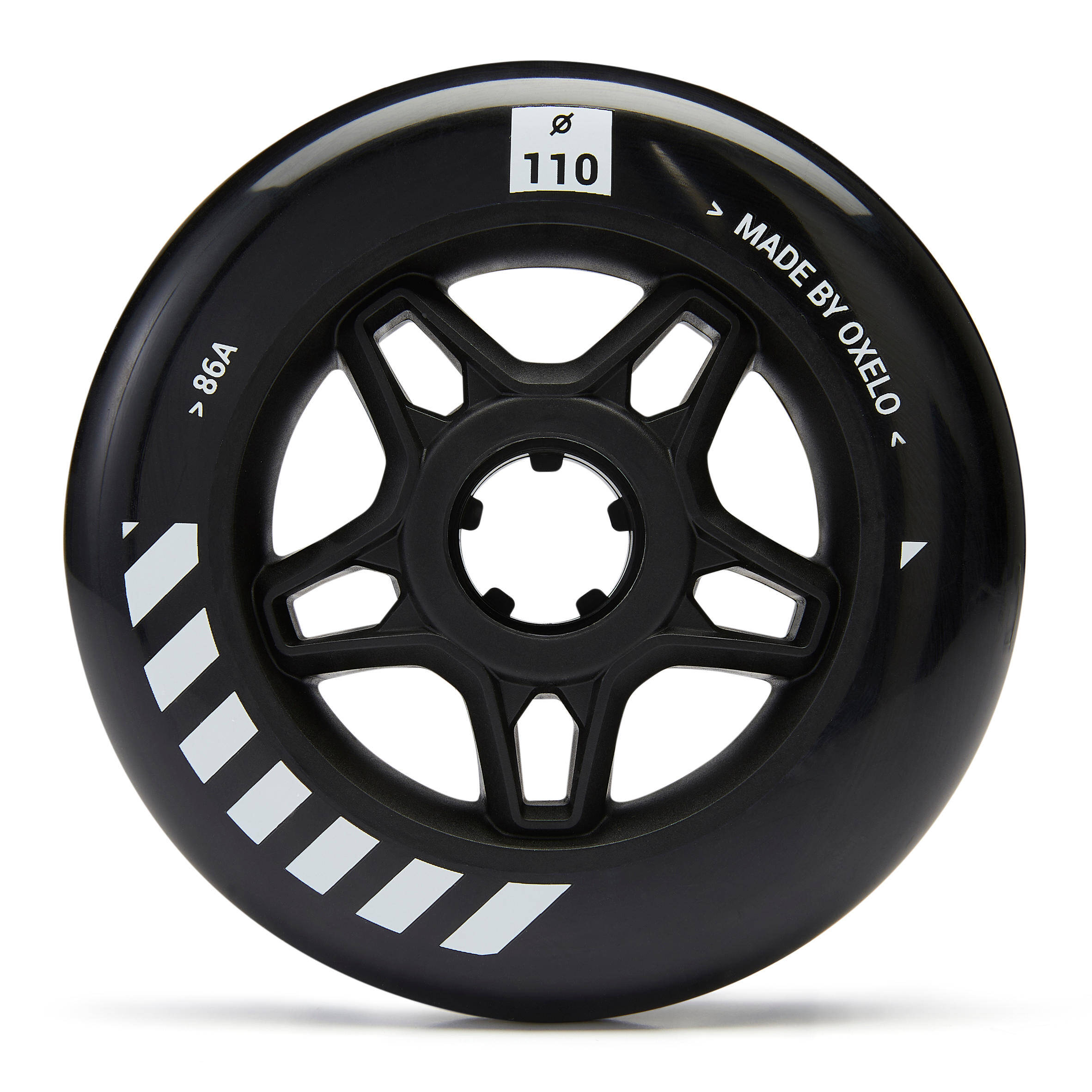 110mm 86A Inline Skate Wheels 3 in Pack -  2