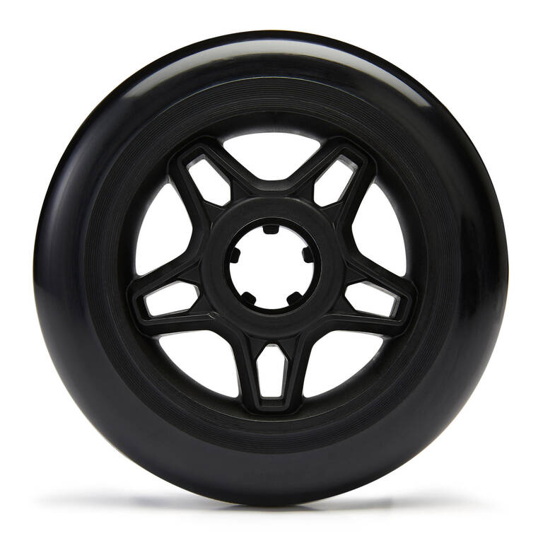 110 mm / 86A Inline Fitness Skate Wheels 3-Pack - Black