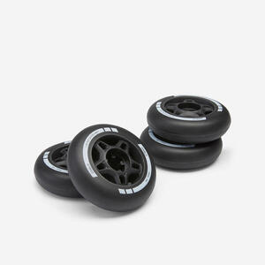 4 Ruedas Patines Oxelo Fitness FIT 80 mm 84A Negro