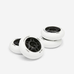 4 Rodas Patins em Linha Adulto Cardio FIT 76mm 80A Branco