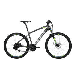 จักรยานรุ่น ROCKRIDER 520 (สีเทา/เขียวมะนาว)