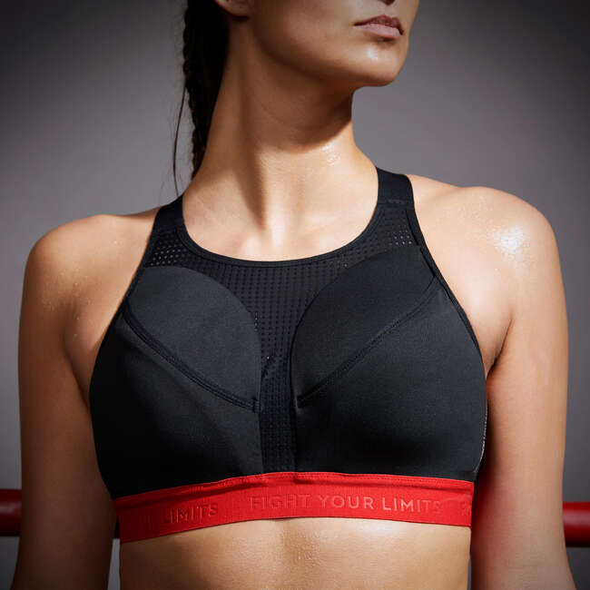 OUTSHOCK Boxing 2In1 Sports Bra Support and Protection...