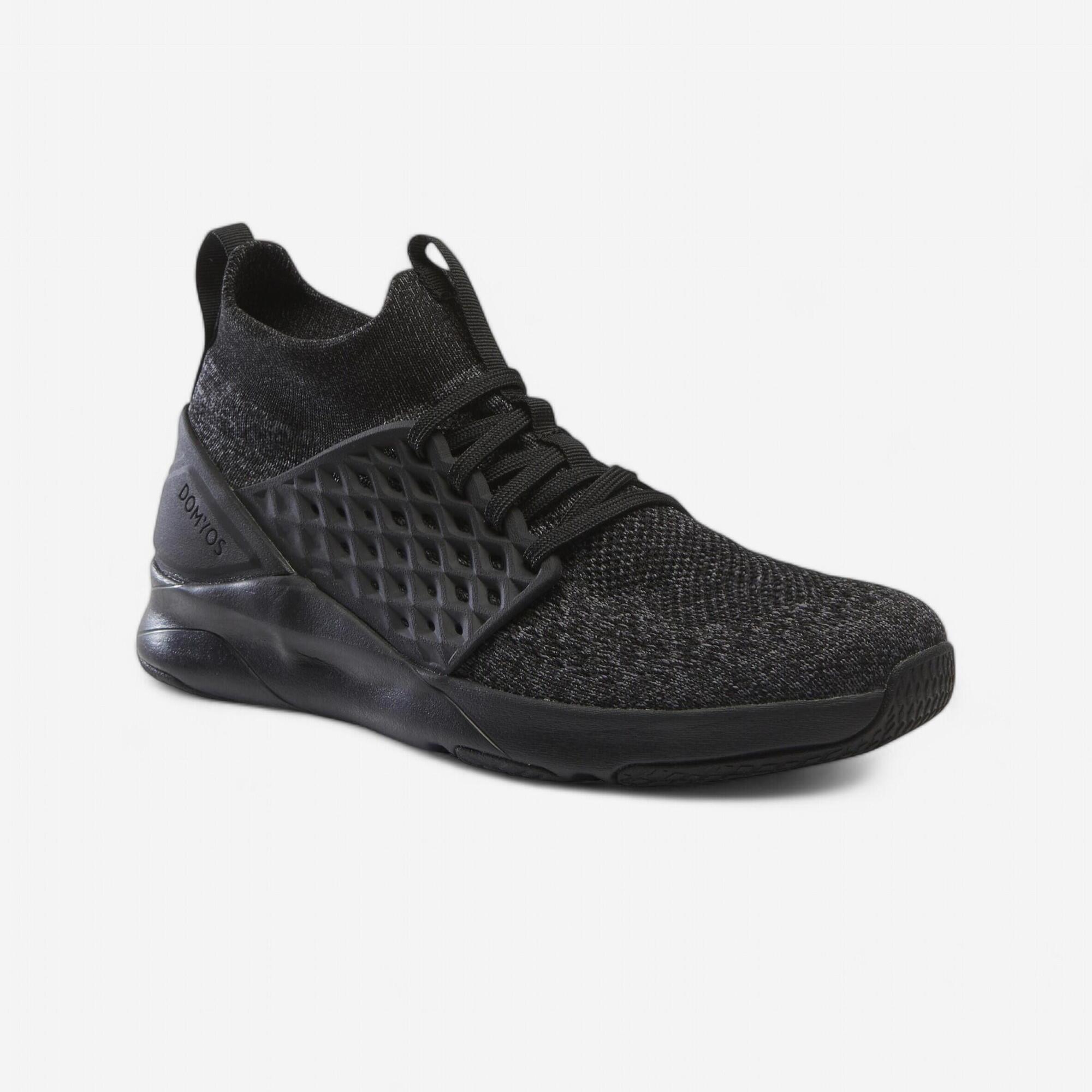 Men's Fitness Shoes 520 Black Domyos by Decathlon