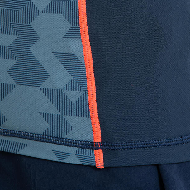 Kids Rugby Shoulder Pads Offload R100 Blue