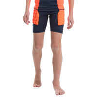 Kids’ Protective Rugby Undershorts R500 - Orange