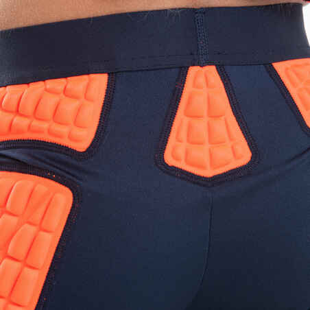 Kids’ Protective Rugby Undershorts R500 - Orange