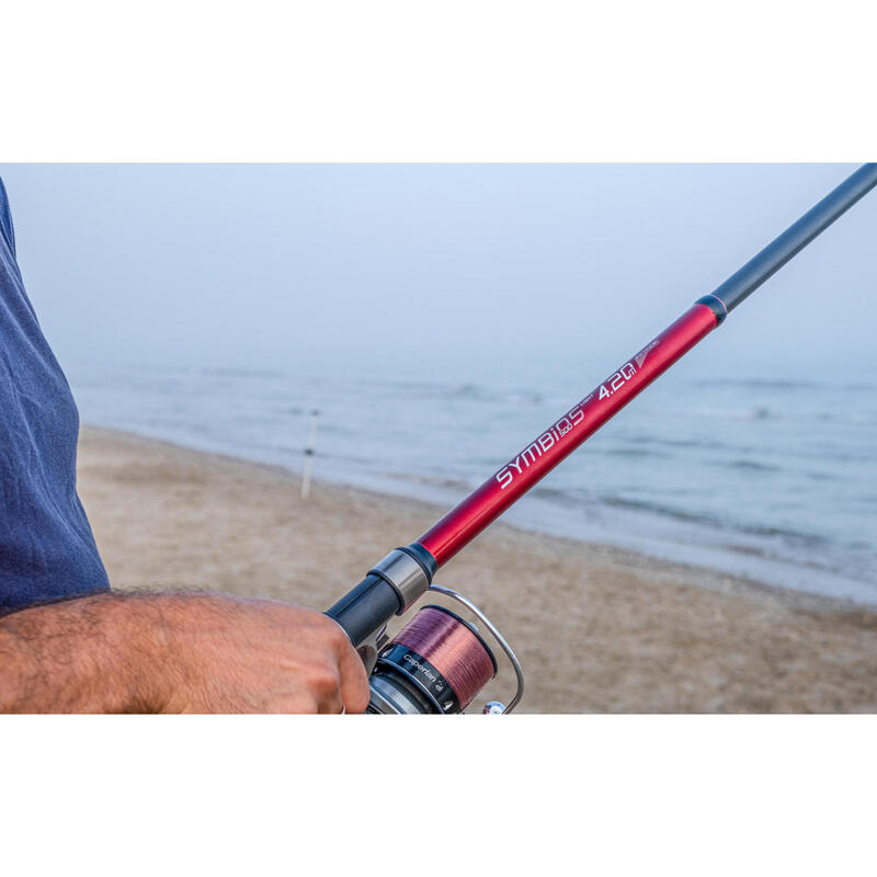 Fishing surfcasting rod and reel combo SYMBIOS LIGHT-100 390 80-150 g  CAPERLAN