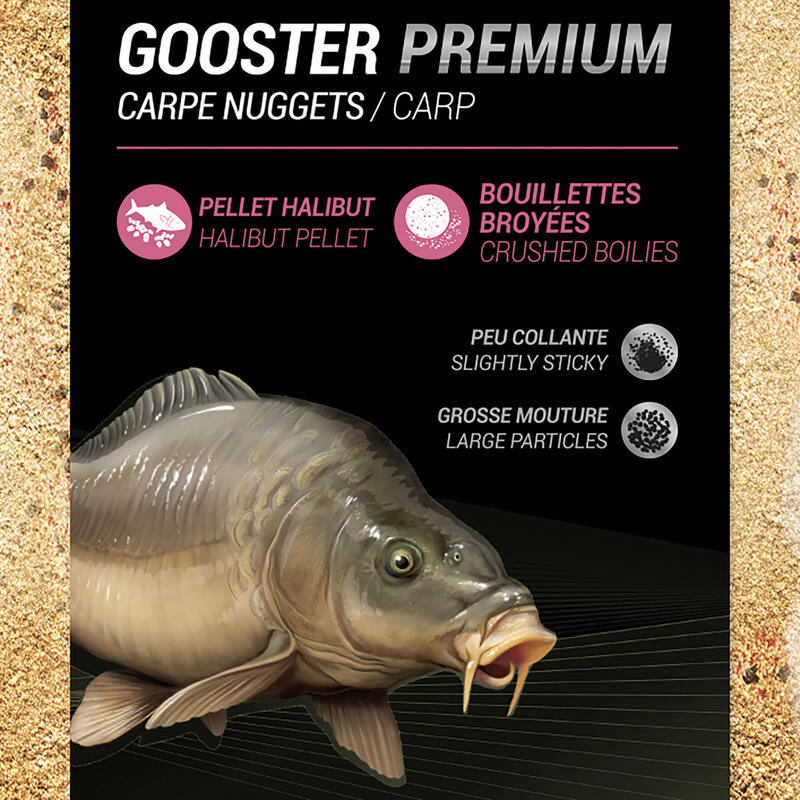 Cebo Gooster Premium Carpa Nuggets 4,75 Kg