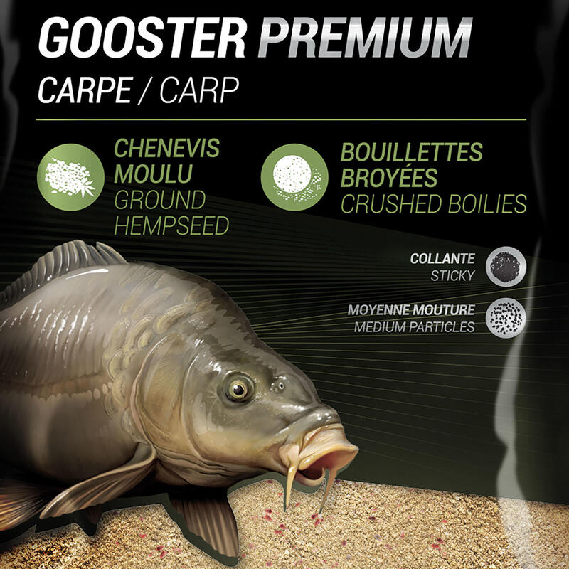 Cebo Gooster Premium Carpa 1 kg