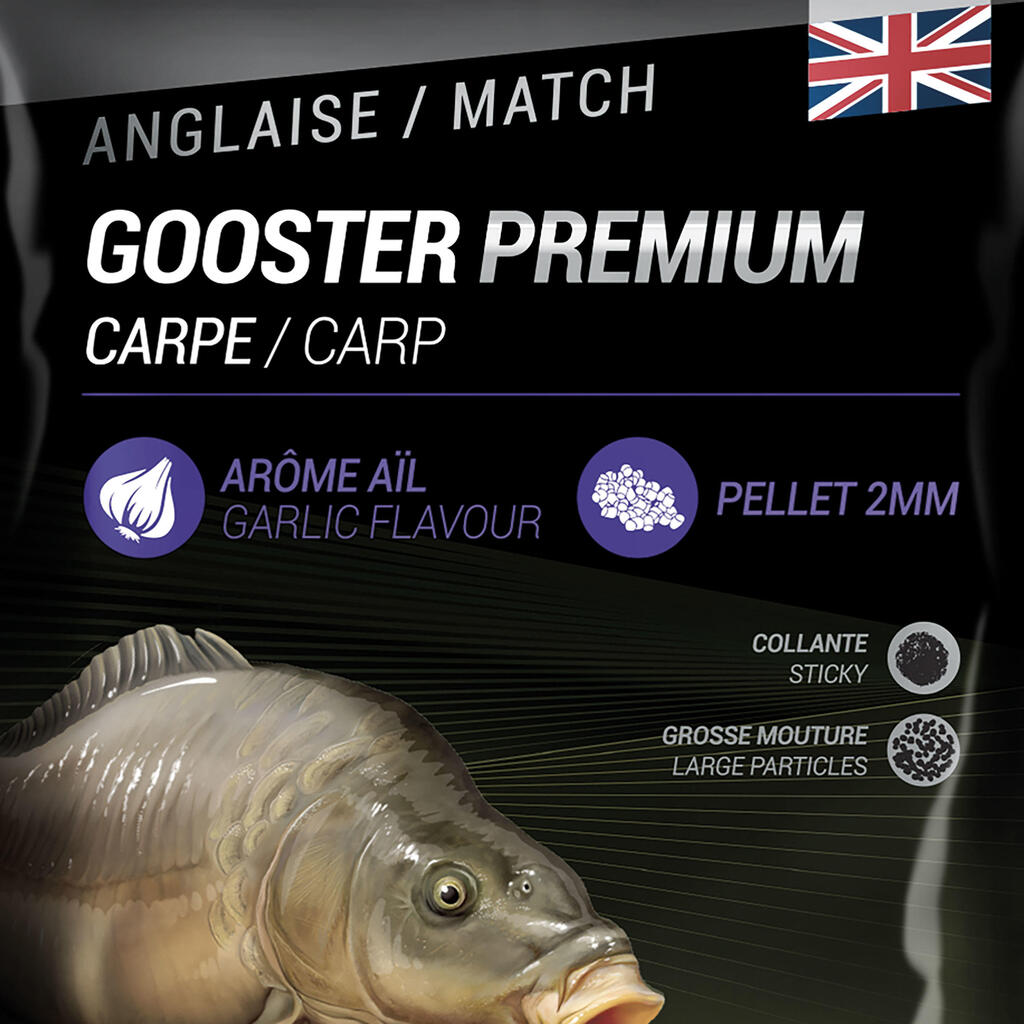 Návnada Gooster Premium kapor na lov s anglickým plavákom 1 kg