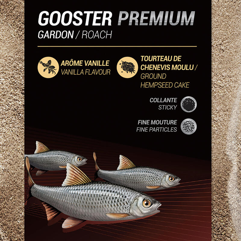 Návnada Gooster Premium Gardon 4,75 kg