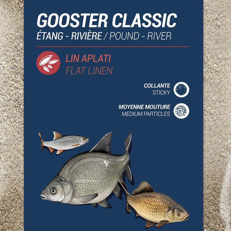 Nadă Gooster Classic pentru orice tip de pești 4X4 9,5 kg