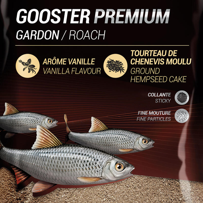 Lokaas voor statisch vissen Gooster Premium voorn 1 kg