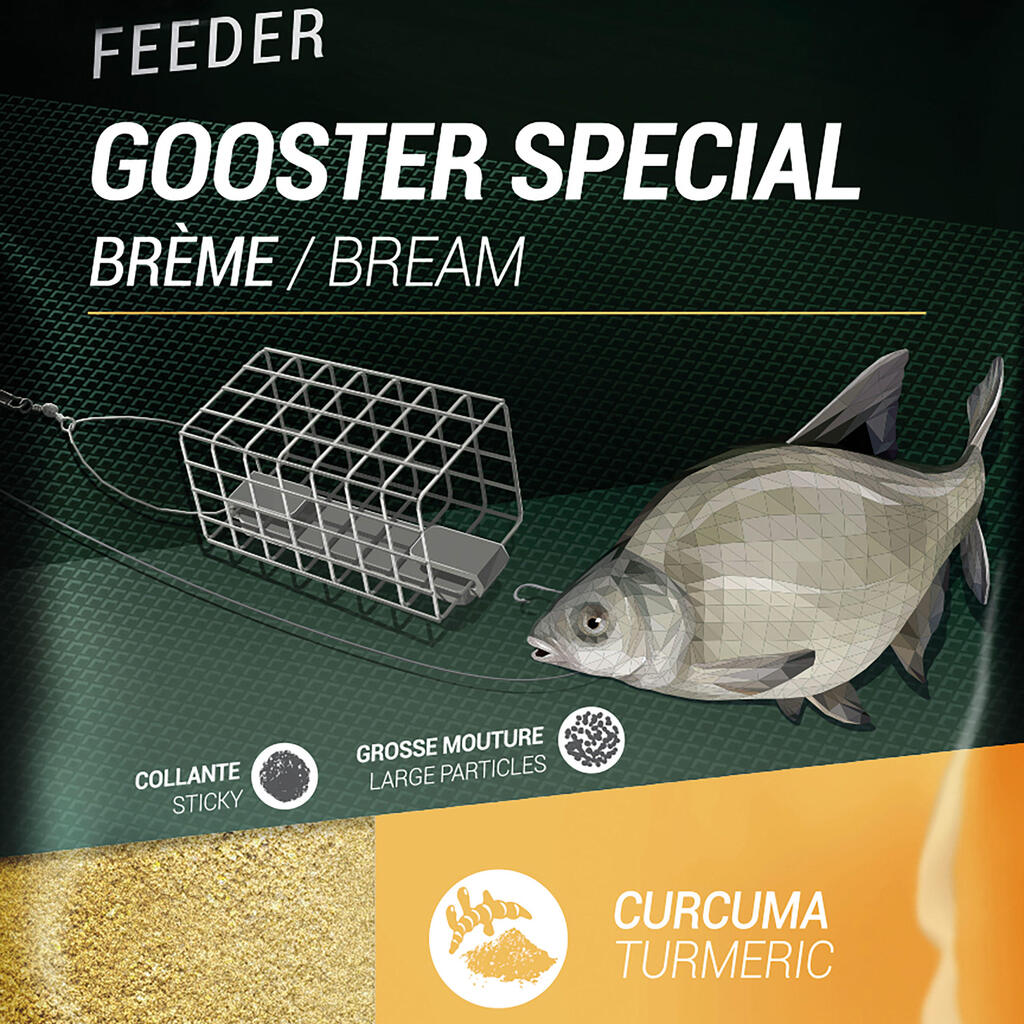 Iebarojamā barība fīdermakšķerēšanai “Gooster Special Bream”, 1 kg