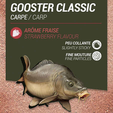 GOOSTER CLASSIC CARP BAIT RED STRAWBERRY 4,75KG