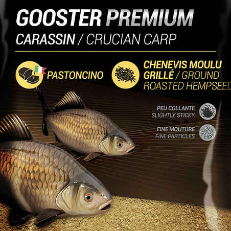 GOOSTER PREMIUM BAIT YELLOW CRUCIAN CARP 1kg