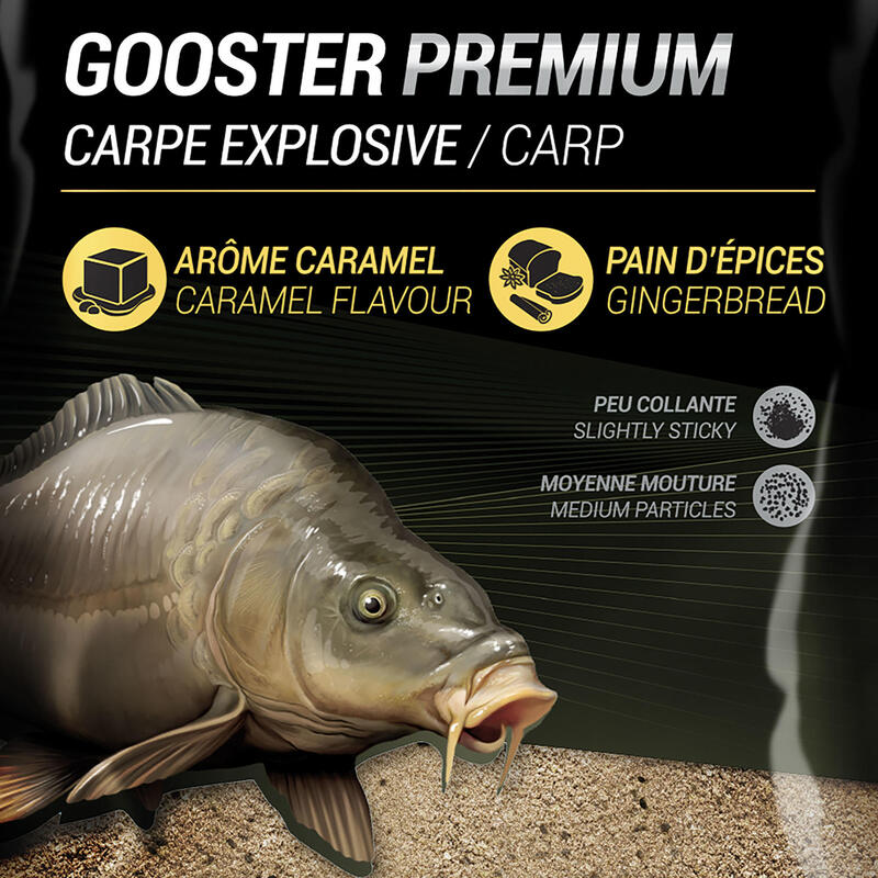 Etetőanyag, mézeskalács-karamell, 1 kg - Gooster Premium Carpe Explosive