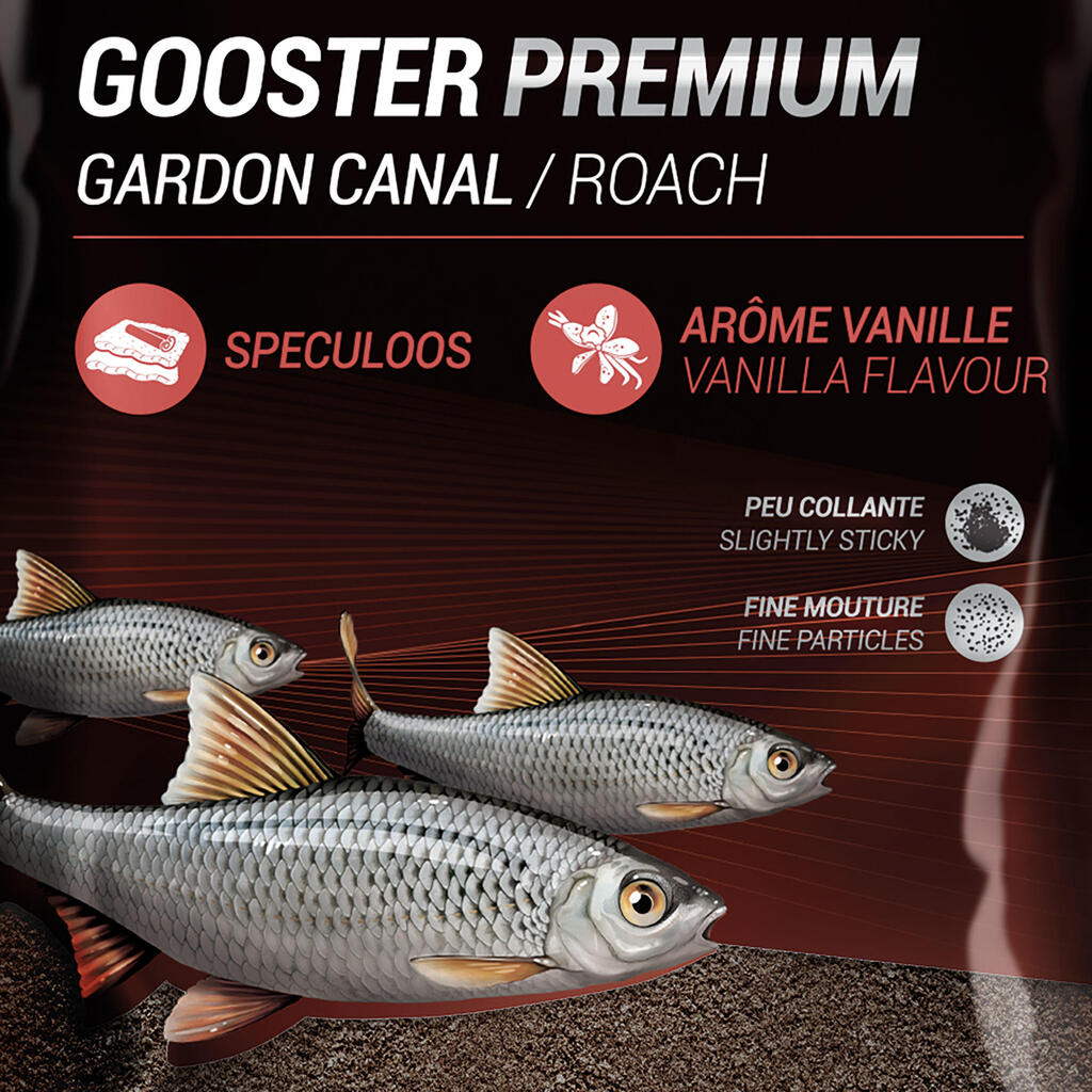 Barība raudu iebarošanai “Gooster Premium canal”, 1 kg