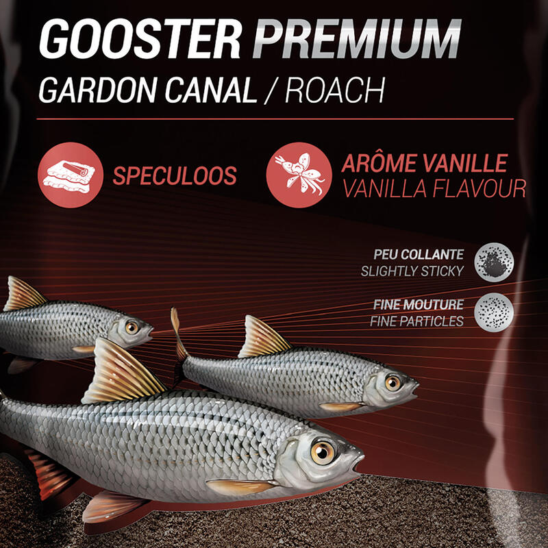 Grundfutter Gooster Premium Rotauge Kanal 1 kg