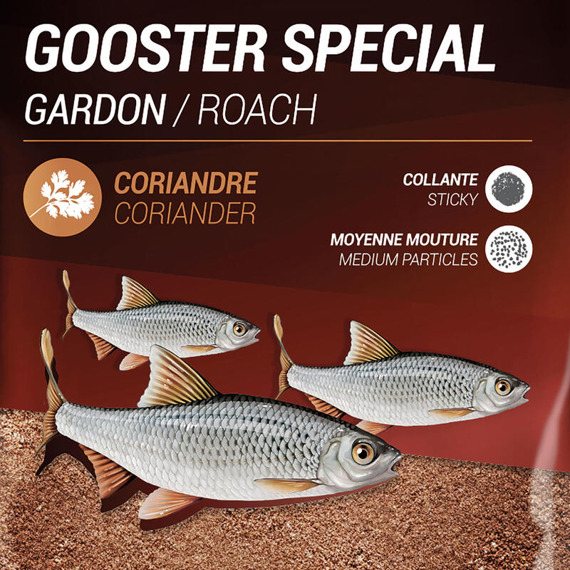 Cebo Gooster Especial Rutilo Rojo 1 kg