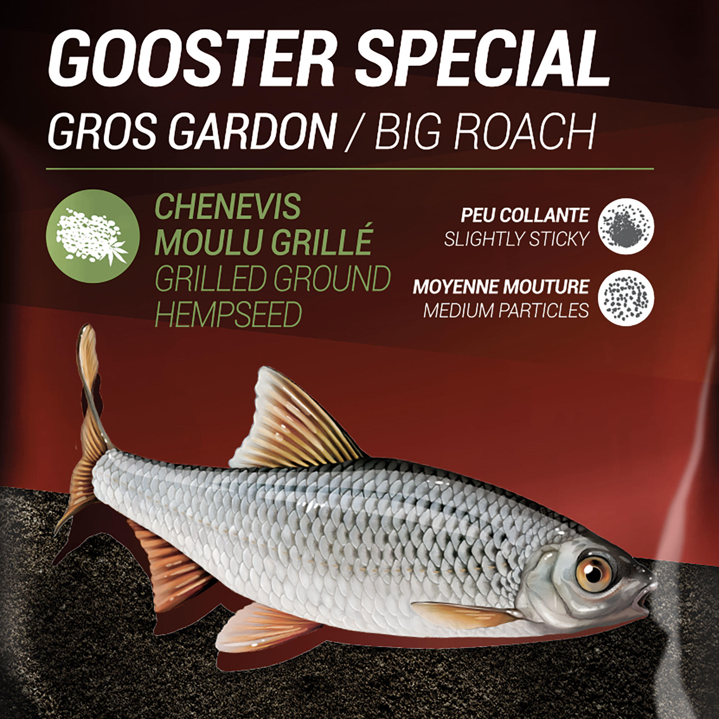 CAPERLAN Rybárska návnada Gooster Special veľká plotica, čierna 1 kg 1kg · záber 3