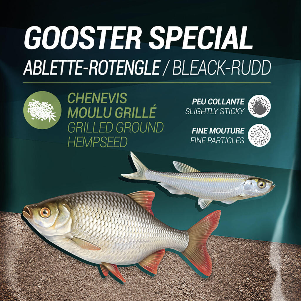 Rybárska návnada Gooster Special belička červenica hnedá 1 kg