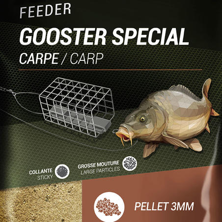 НАЖИВКА ДЛЯ ФИДЕРНОЙ ЛОВЛИ КАРПА GOOSTER SPECIAL CARPE FEEDER 1 кг