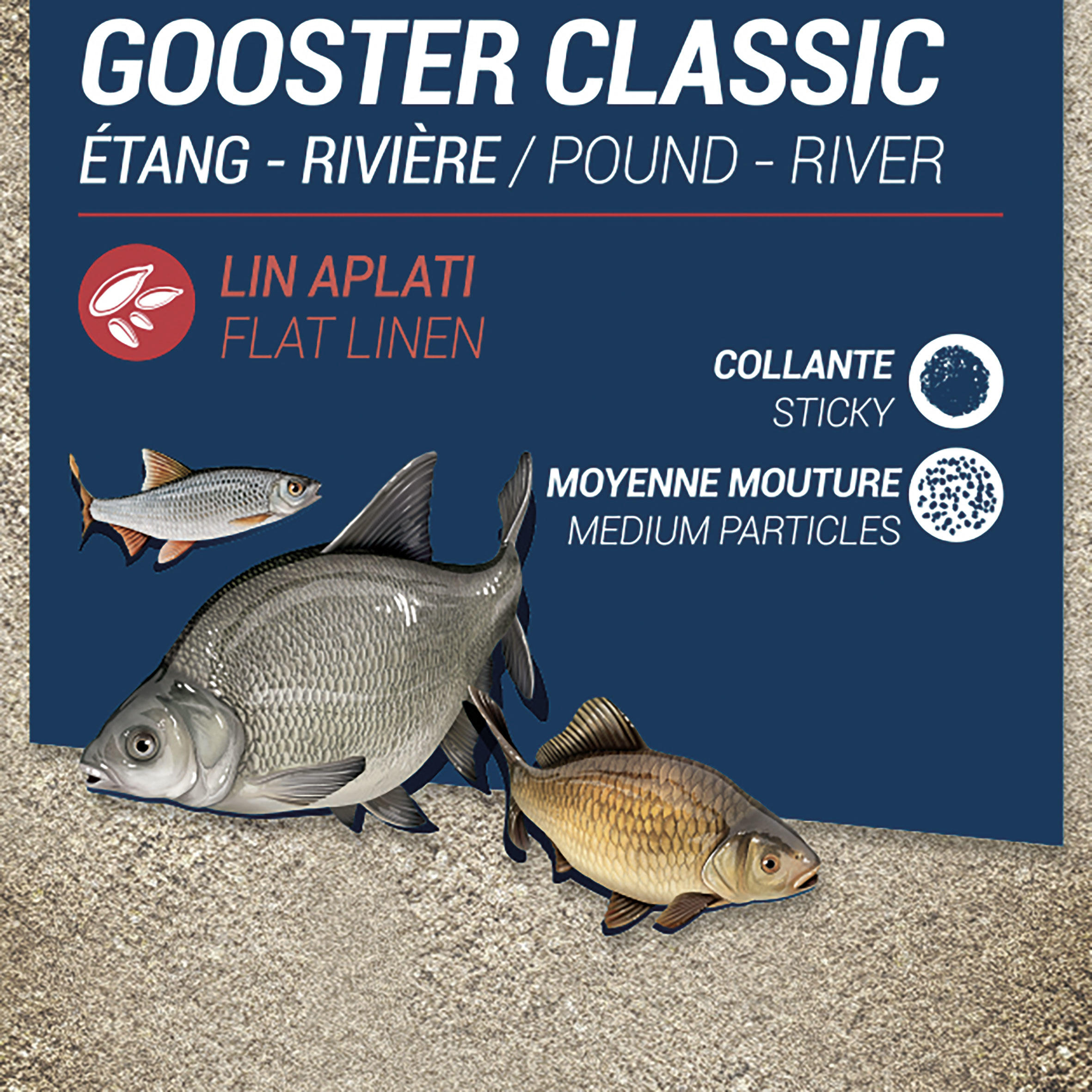 GOOSTER CLASSIC BAIT FOR ALL FISH 4X4 1 kg 2/5