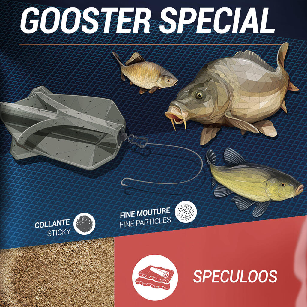 Iebarojamā barība “Gooster Special” visu zivju iebarošanai, 1 kg