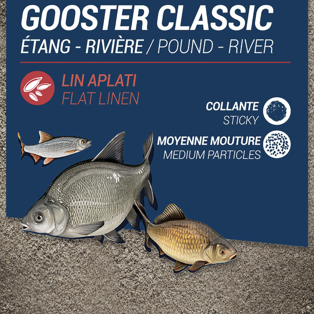 Črna vaba za vse ribe GOOSTER CLASSIC (1 kg)