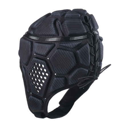 Kids'/Adult Rugby Head Guard R500 - Black