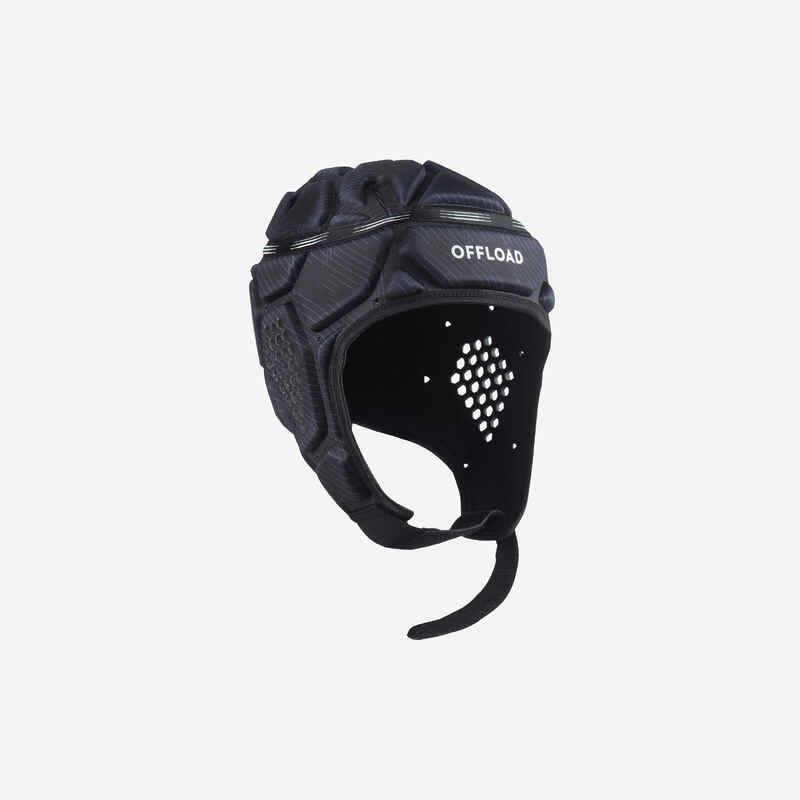 Kids'/Adult Rugby Head Guard R500 - Black