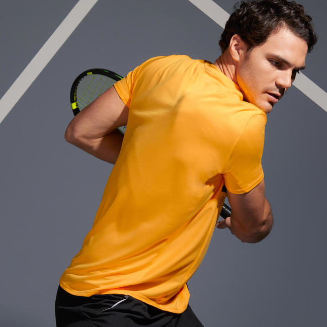 Men's Tennis T-Shirt TTS100 - Yellow