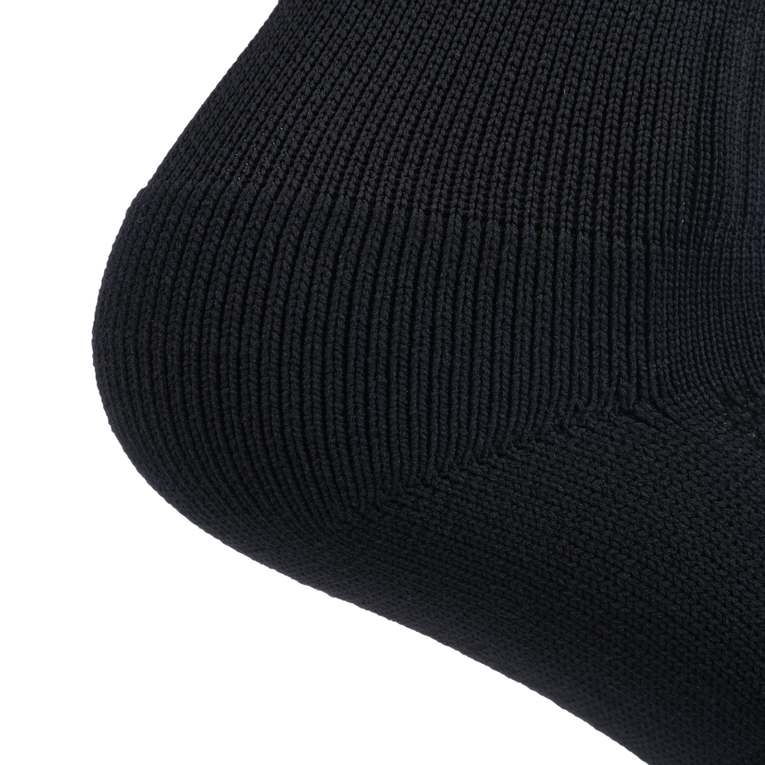 Men's/Women's High Rugby Socks R500 - Black/White 3/5