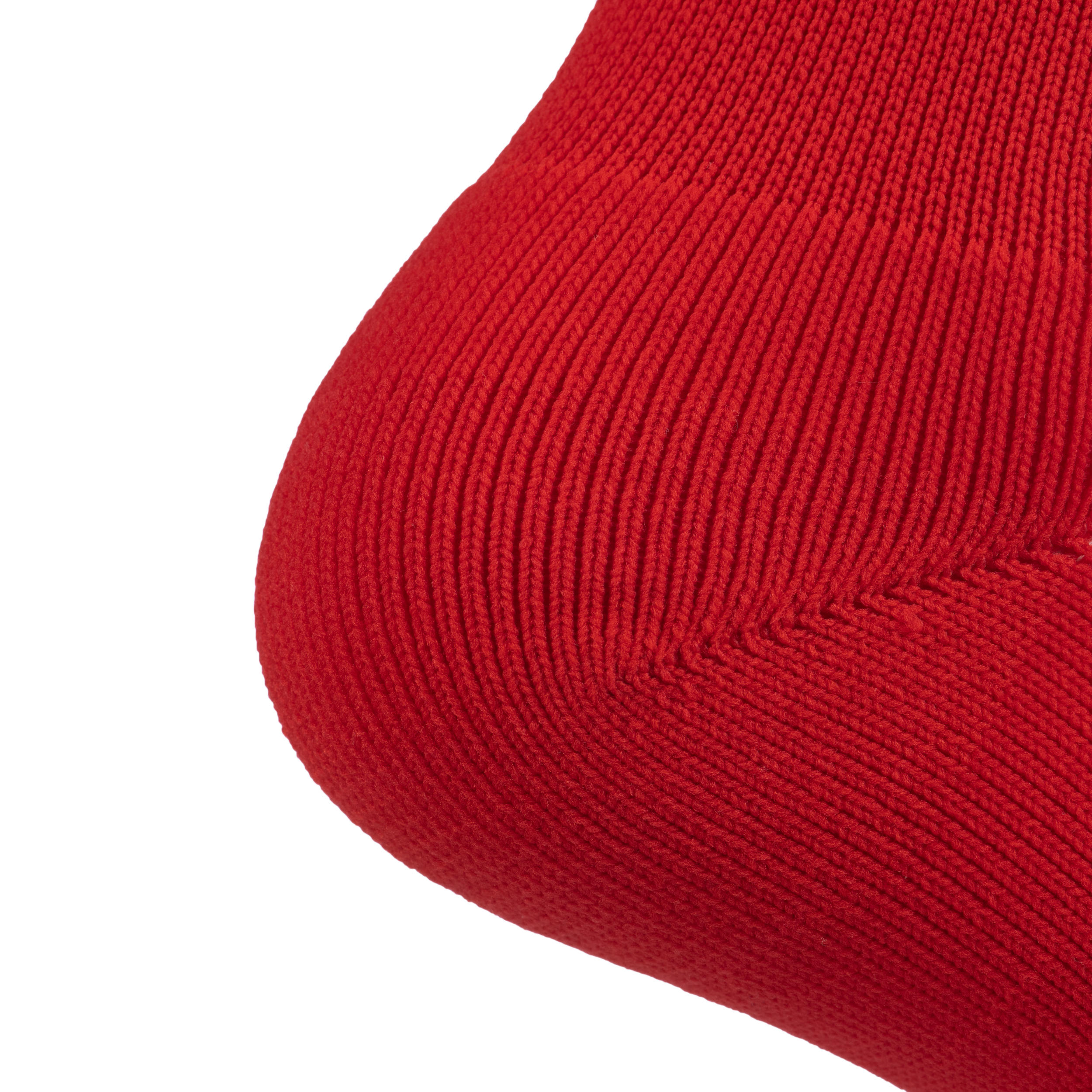 Men's/Women's High Rugby Socks R500 - Red/Yellow 3/5
