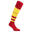Chaussettes hautes de rugby Homme/Femme - R500 rouge jaune