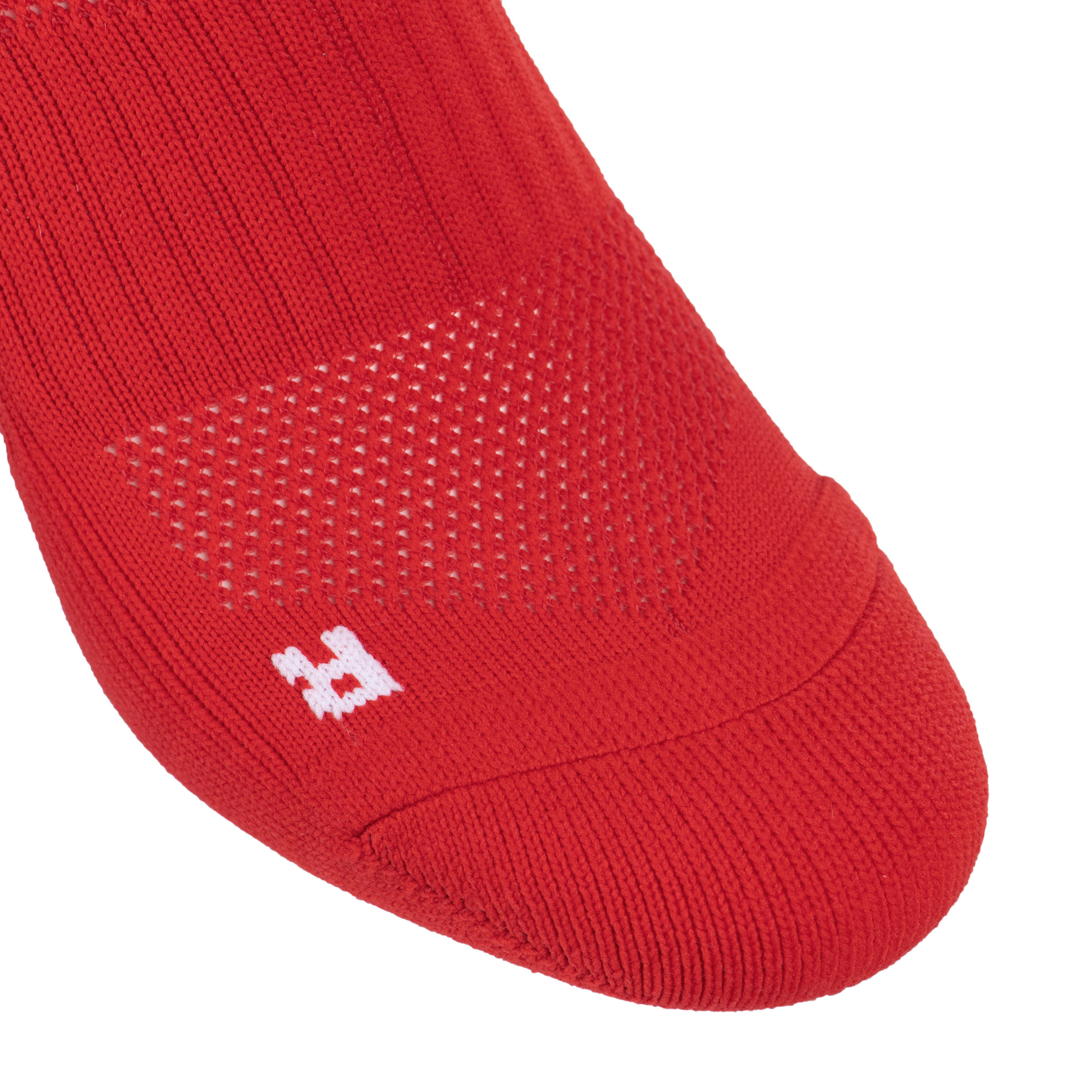 Men's/Women's High Rugby Socks R500 - Red/White 4/5