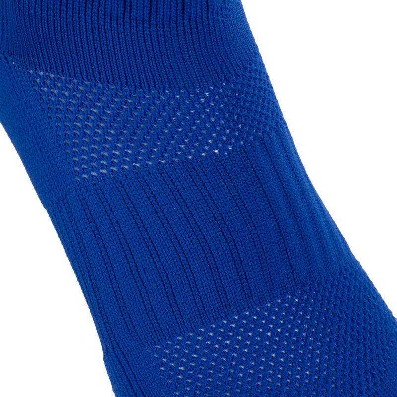 Chaussettes hautes de rugby Enfant - R500 rouge bleu