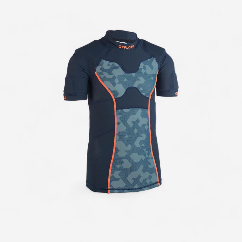 Tricou Protecție Umeri R100 Albastru/Gri Copii