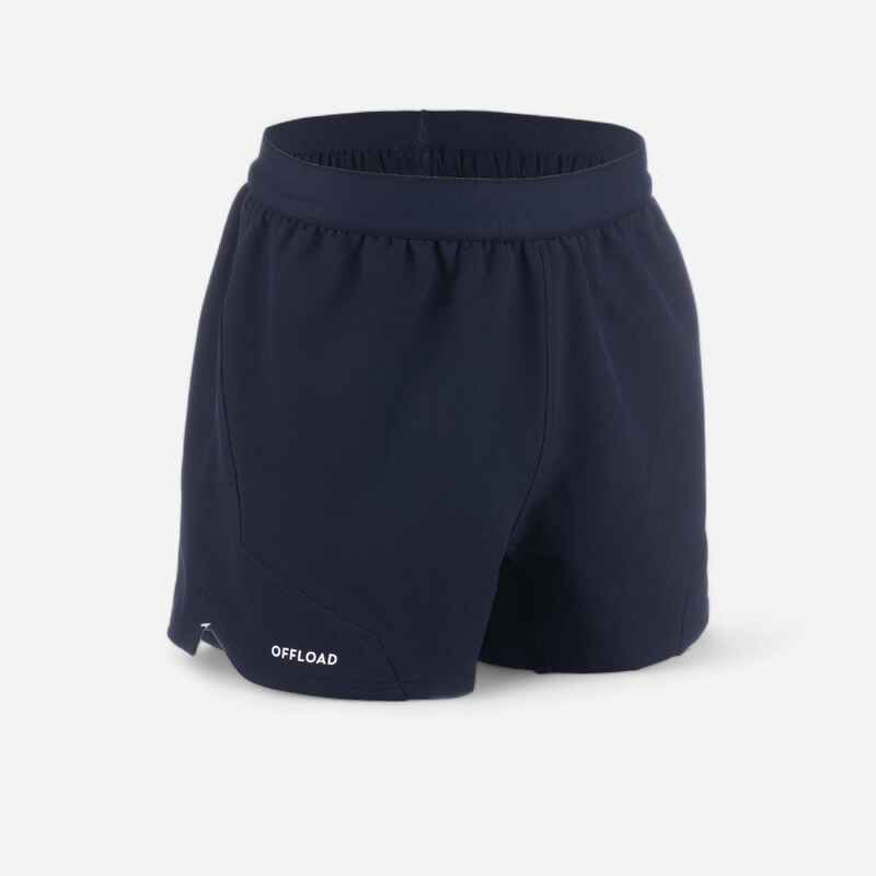 Men's Rugby Shorts R500 Navy Blue Decathlon
