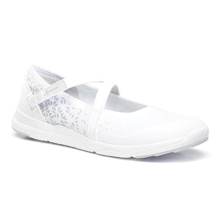 Ballerines marche urbaine femme PW 160 Br'easy Blanc